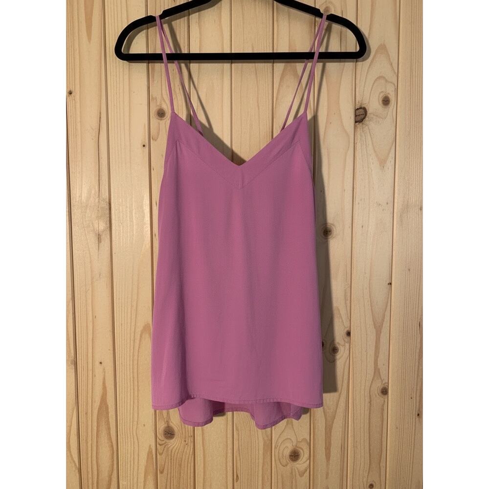 Splendid S Adjustable Strap Purple Loose Flowy‎ Tank Top